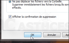 Ne plus passer par la corbeille - Windows 7 3467-3