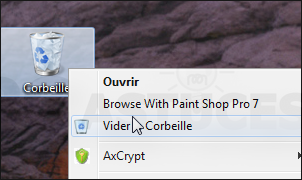 Ne plus passer par la corbeille - Windows 7 3467-4