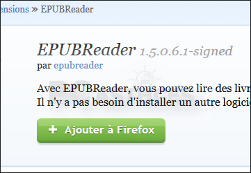 EPUBReader - Modules pour Firefox