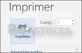 PC Astuces Imprimer Un Groupe De Pages Dans Un Document Avec