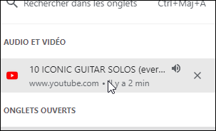 Pc Astuces Afficher Et Rechercher Dans Les Onglets Ouverts Chrome