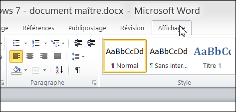 Pc Astuces Cr Er Un Document Ma Tre Word Partir De Plusieurs Documents