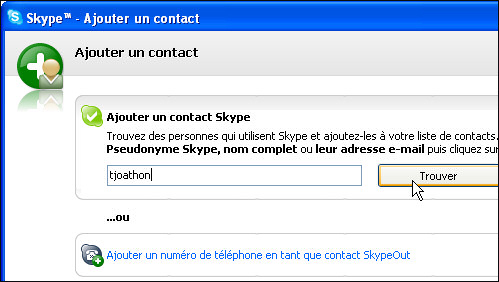 comment trouver un pseudo skype